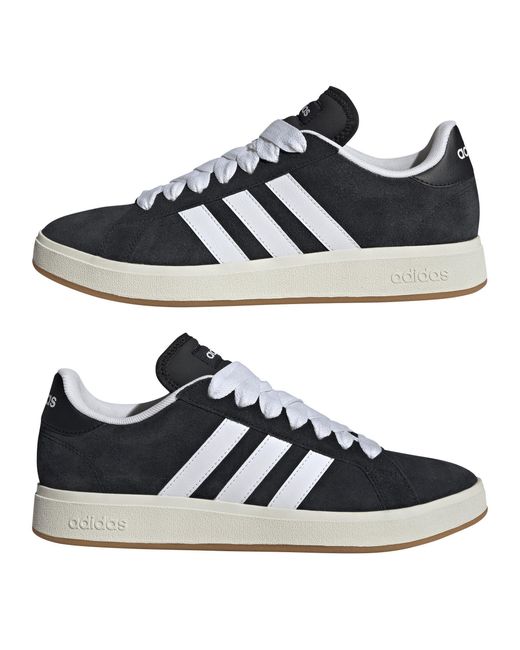 Adidas Blue Adiads Grand Court Base 00S Shoes for men