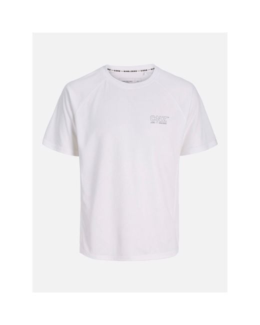 Jack & Jones White Cnz Active T-Shirt for men