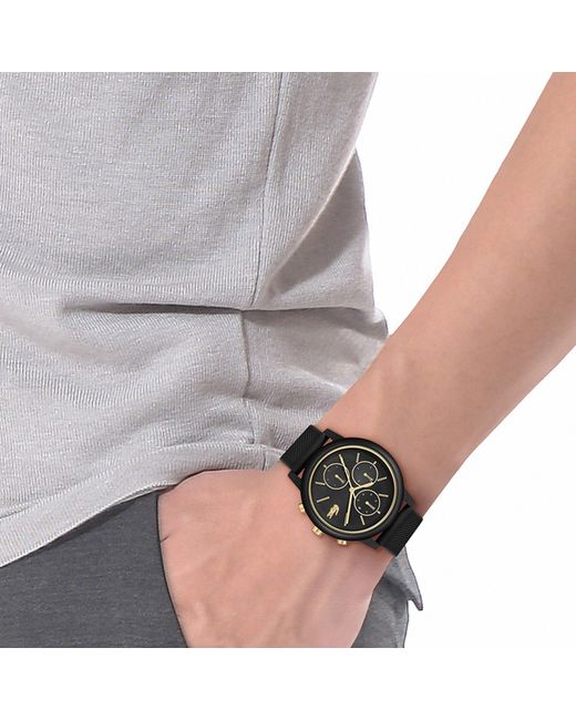 Lacoste Black 12.12 Move Multifunction Watch for men