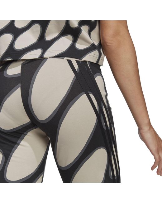 Adidas Black X Marimekko Future Icons Flared Leggings