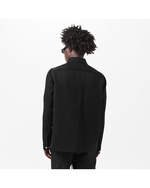 Rick Owens Black Brad Harrington Jacket for men