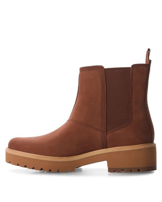 Timberland Brown Carnaby Cool Mid Chelsea Boots