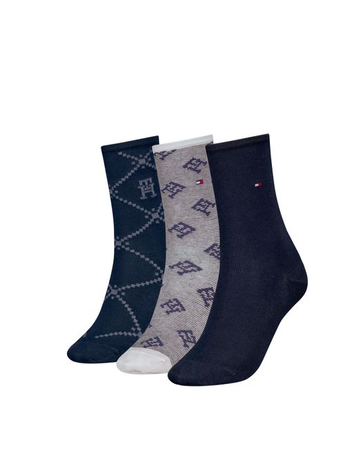 Tommy Hilfiger Blue Crew Socks
