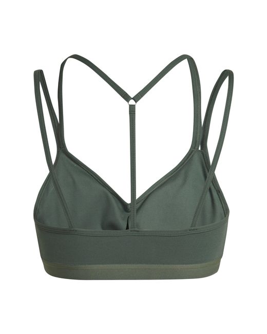 Adidas Green Yoga Essentials Light-Support Bra