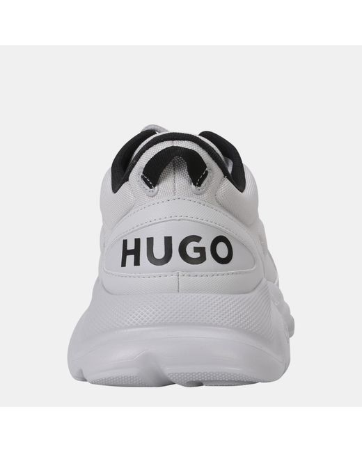 HUGO White Leon Runners for men
