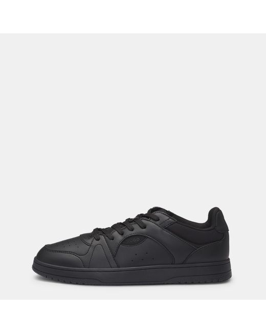 HUGO Black Logo Trainers for men