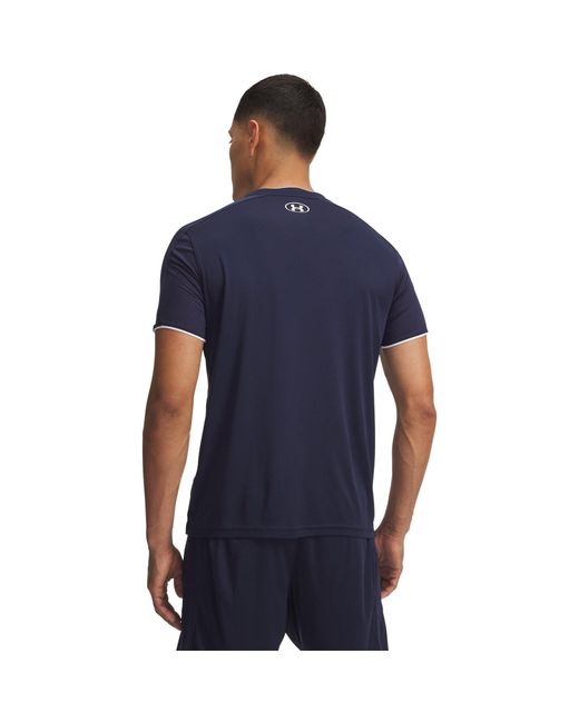 Under Armour Blue Short Sleeve Performance Gym Top for men
