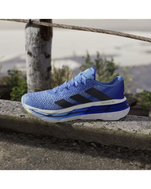 Adidas Blue Adistar Byd Running Shoes for men