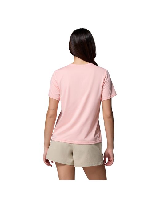 Columbia Pink Short Sleeve Performance T-Shirt
