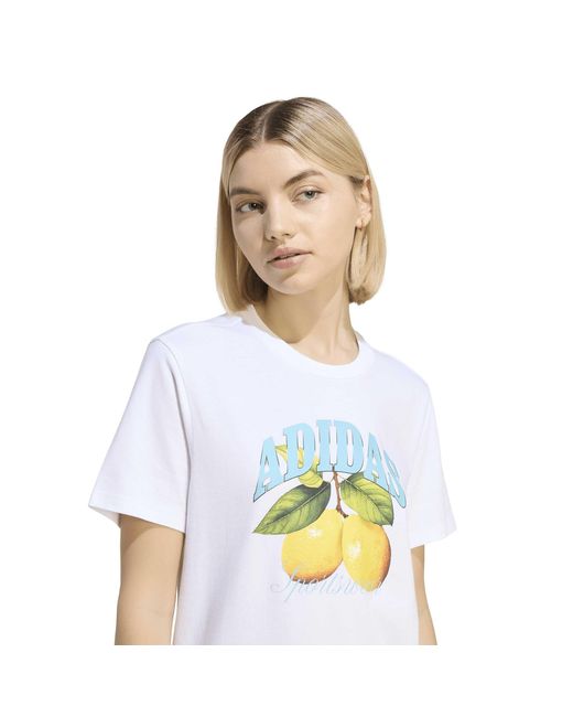 Adidas White Oversized T-Shirt