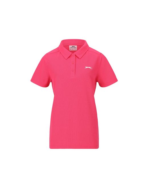 Slazenger 1881 Pink Pique Polo