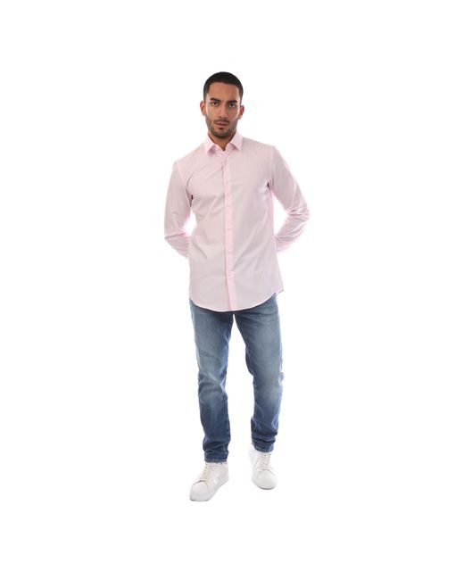 Boss Pink H-Hank-S-Kent-C1-232 Shirt for men