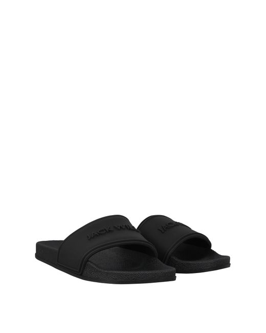 Jack Wills Black Logo Sliders