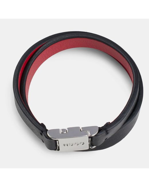 HUGO Red E Doubleband Jewellery Set for men