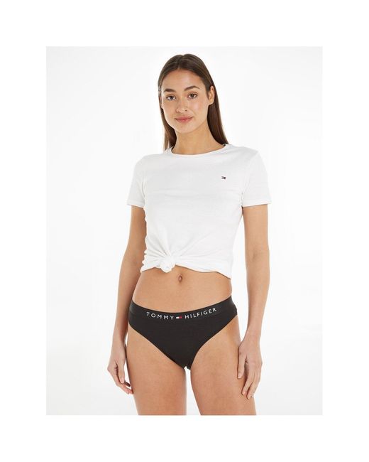 Tommy Hilfiger Black Logo Waist Briefs