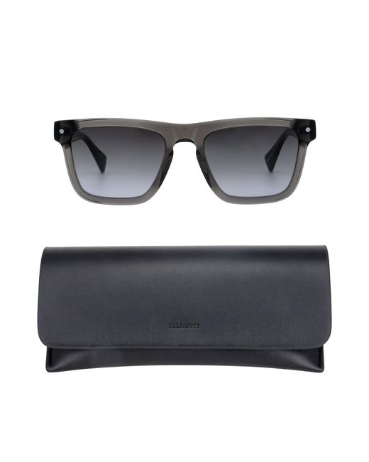 AllSaints Gray All Sai Echo Sunglass 63