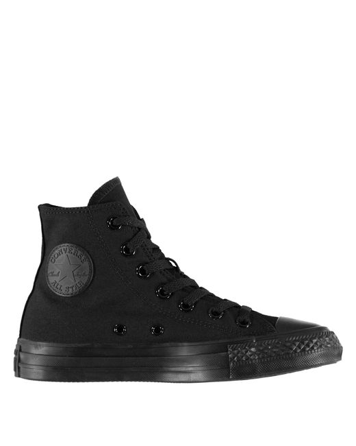 Converse Black As Mono Canvas Hi Tops