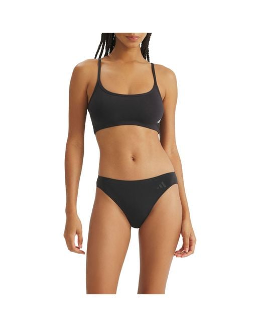 Adidas Black Low Rise Bikini Brief