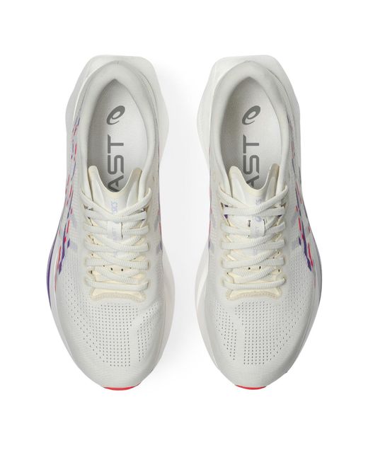 Asics White Sonicblast Road Running Shoes for men