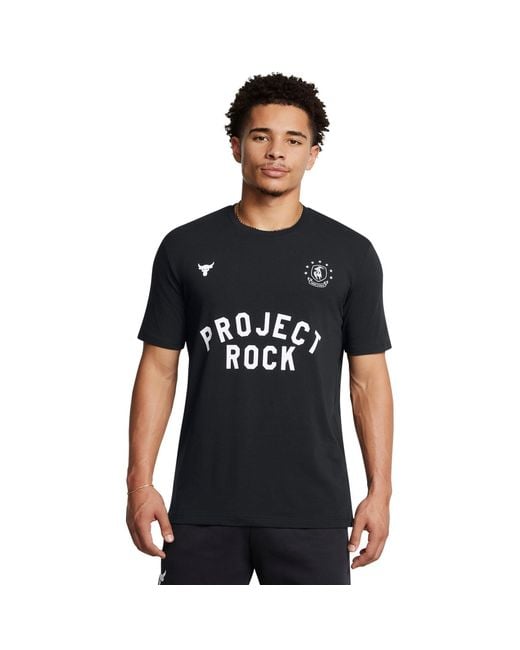 Under Armour Black Regular Fit Short-Sleeve T-Shirt for men
