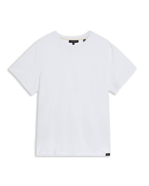 Ted Baker White Hawk Plain T-shirt for men