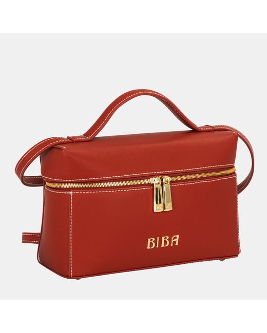 Biba Red Leather Chloe