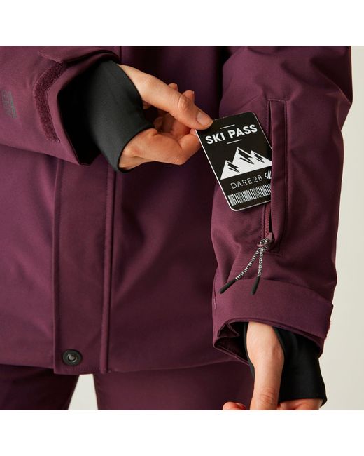 Dare 2b Red Ski Life Recycled Waterproof Breathable Insulated Waterproof Jacket