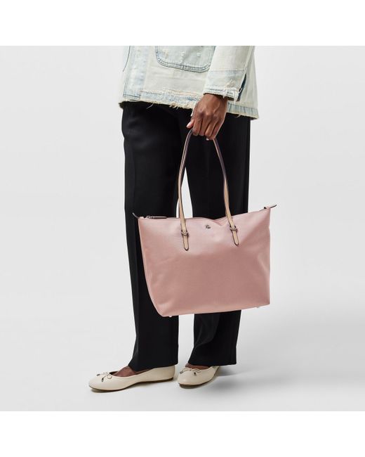 Ralph Lauren Pink Medium Keaton Tote Bag