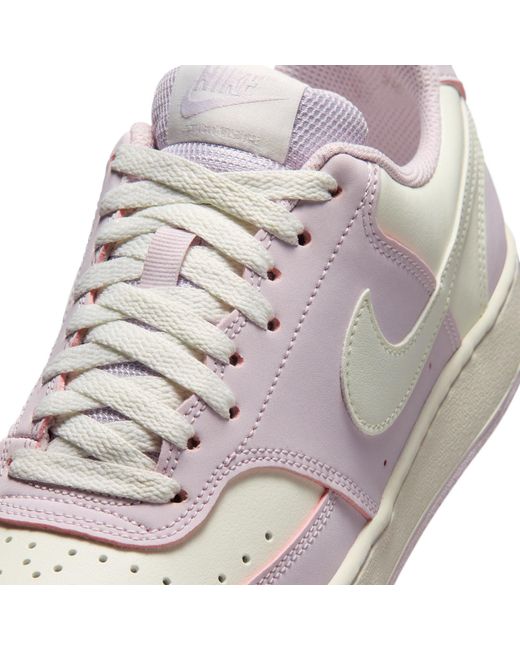 Nike Pink Court Vision Low Next Nature Trainers
