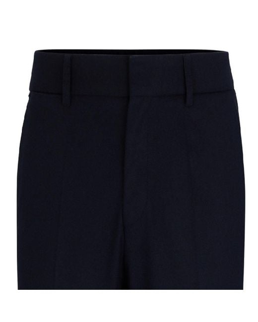 Boss Blue P Genius Cw Straight Leg Trousers for men