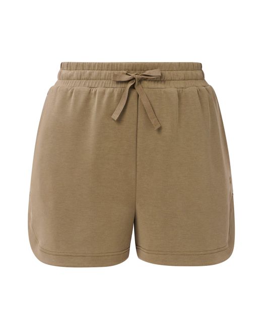 Sweaty Betty Natural Fleece Jogger Shorts