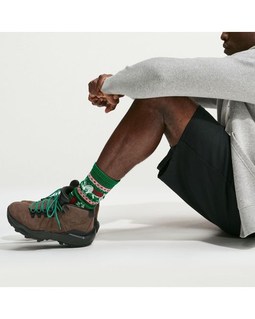 Nike Green Crew Socks for men