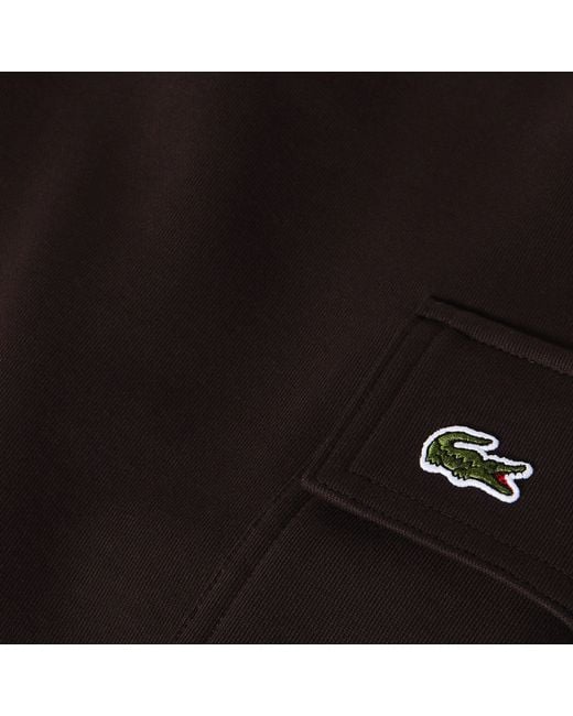 Lacoste Black Cargo Shorts for men