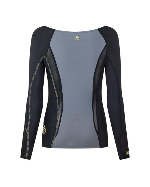 Skins Blue Dnamic Ls Top Ladies
