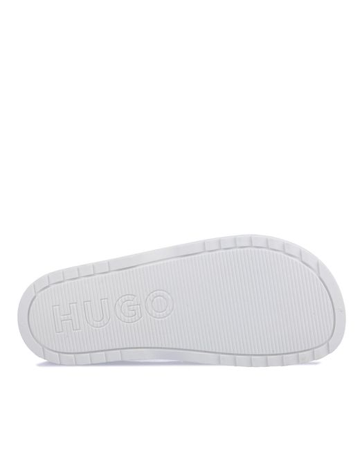 HUGO White Match It Sliders Size 3