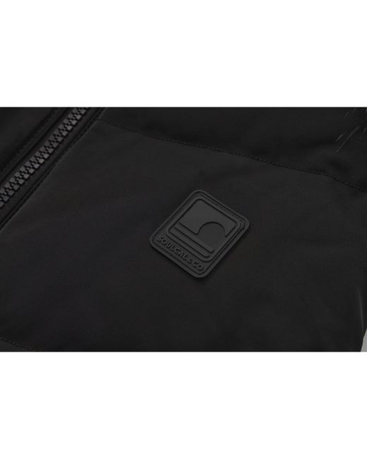 SoulCal & Co California Black 2 Zip Gilet Ladies