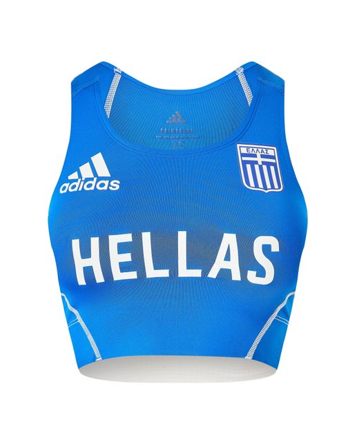 Adidas Blue Adizero Crop