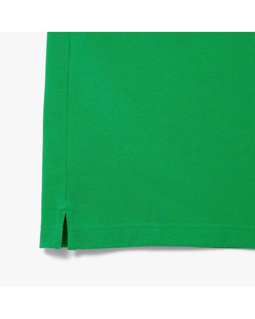 Lacoste Green Slim-Fit L.12.12 Pique Polo Shirt for men