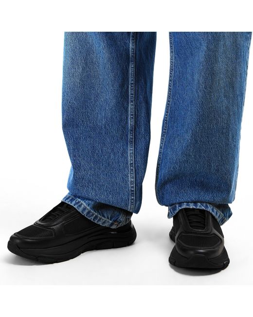 Mallet Black Alton Low-Top Trainers for men