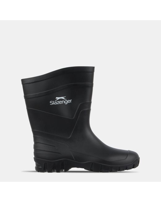 Slazenger 1881 Black Half Wellies for men
