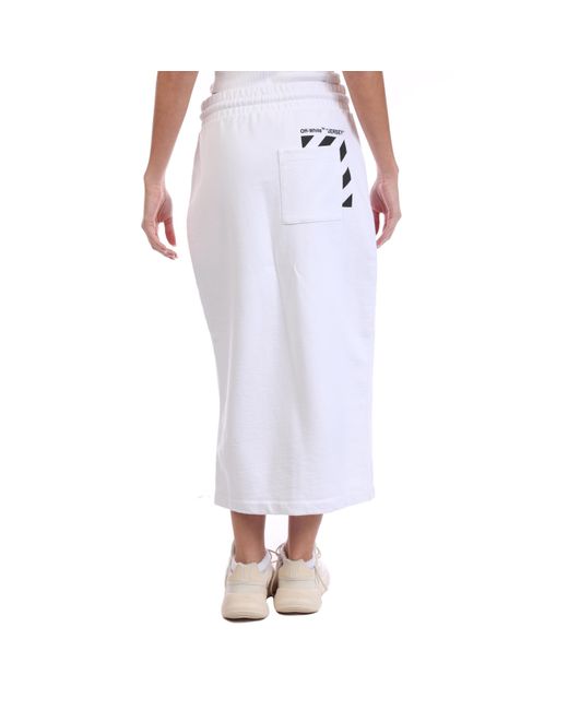 Off-White c/o Virgil Abloh Purple Diagonal Pocket Sweat Skirt