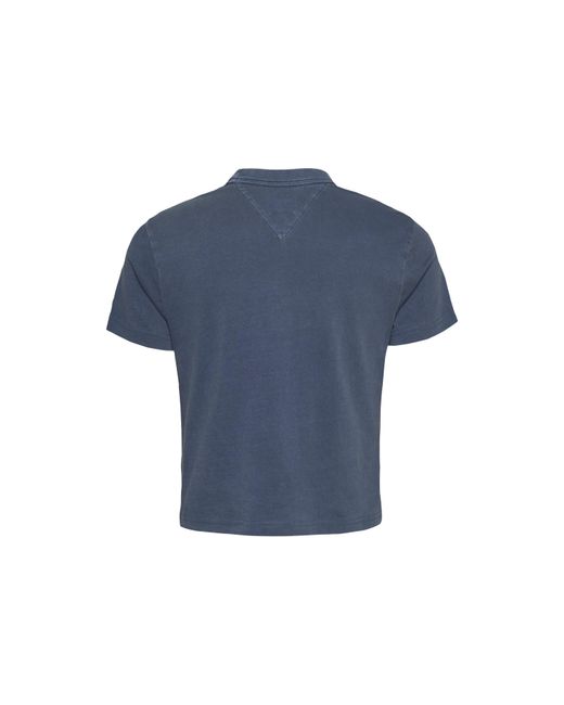 Tommy Hilfiger Blue Varsity Crest Crew Neck T-Shirt