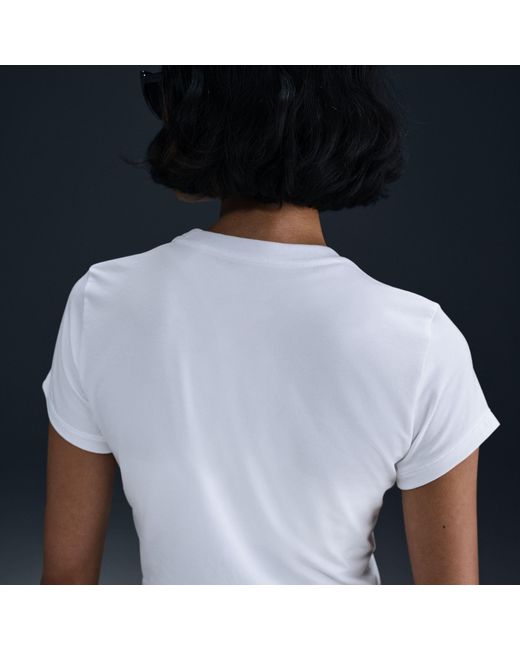 Nike White Chill Crop Tee