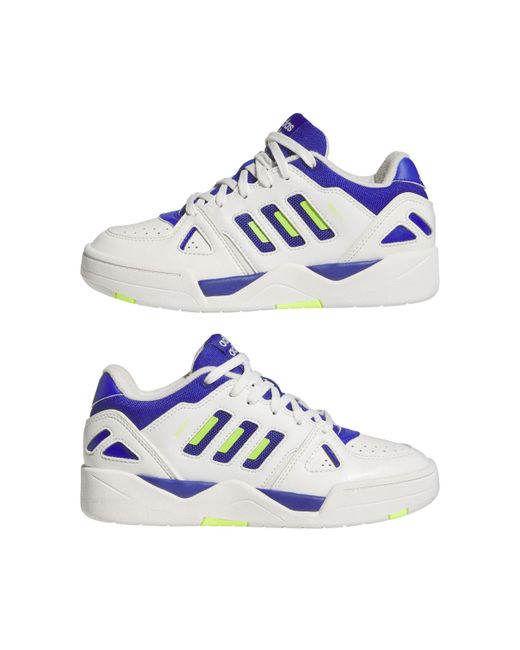 Adidas Blue Midcity Low Shoes for men