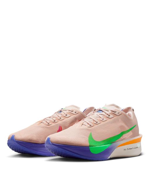 Nike Green Vaporfly 4 Running Shoes for men