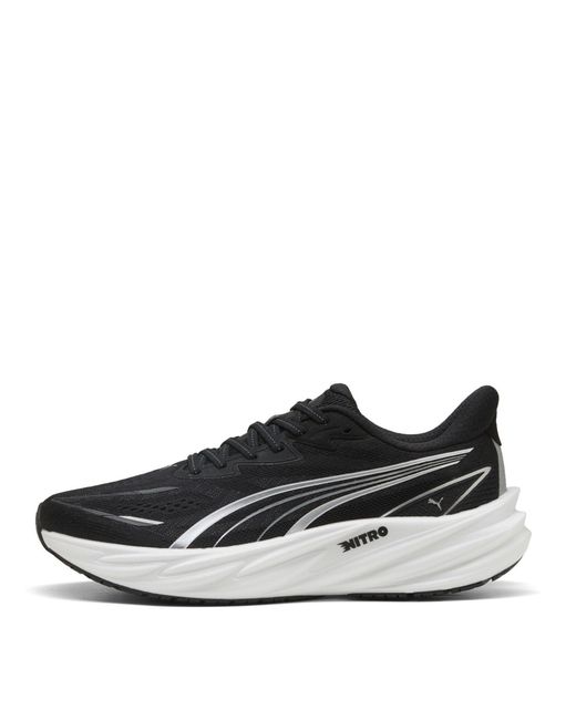 PUMA Black Velocity Nitro 5 Road Running Shoes for men