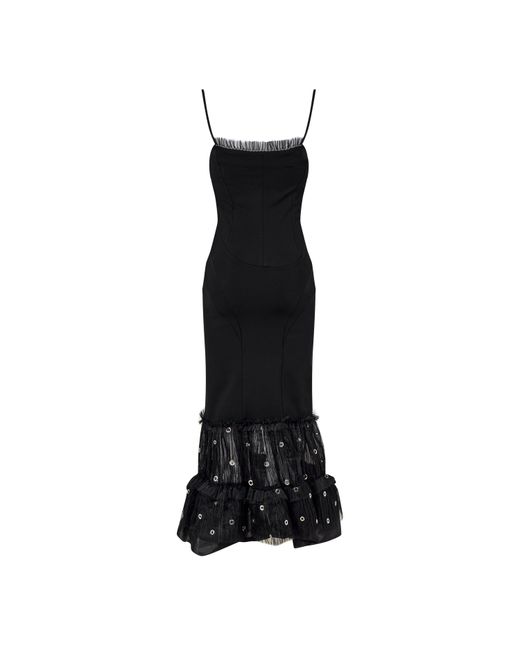 Off-White c/o Virgil Abloh Black Sleeveless Slip Dress