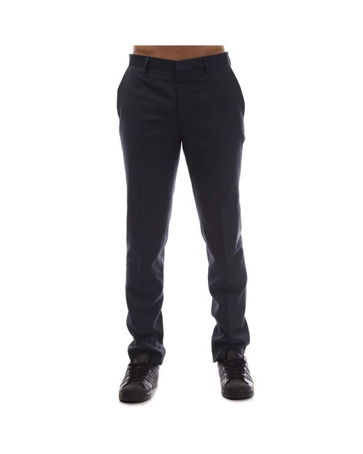HUGO Blue Getlin204 Trousers for men