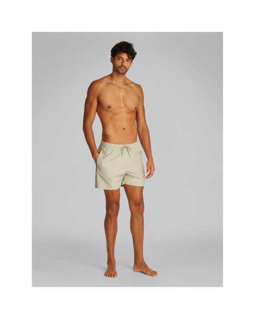 Calvin Klein Natural Medium Tape Swim Shorts for men