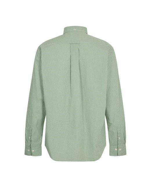 Gant Green Gingham Long Sleeve Patterned Shirt for men